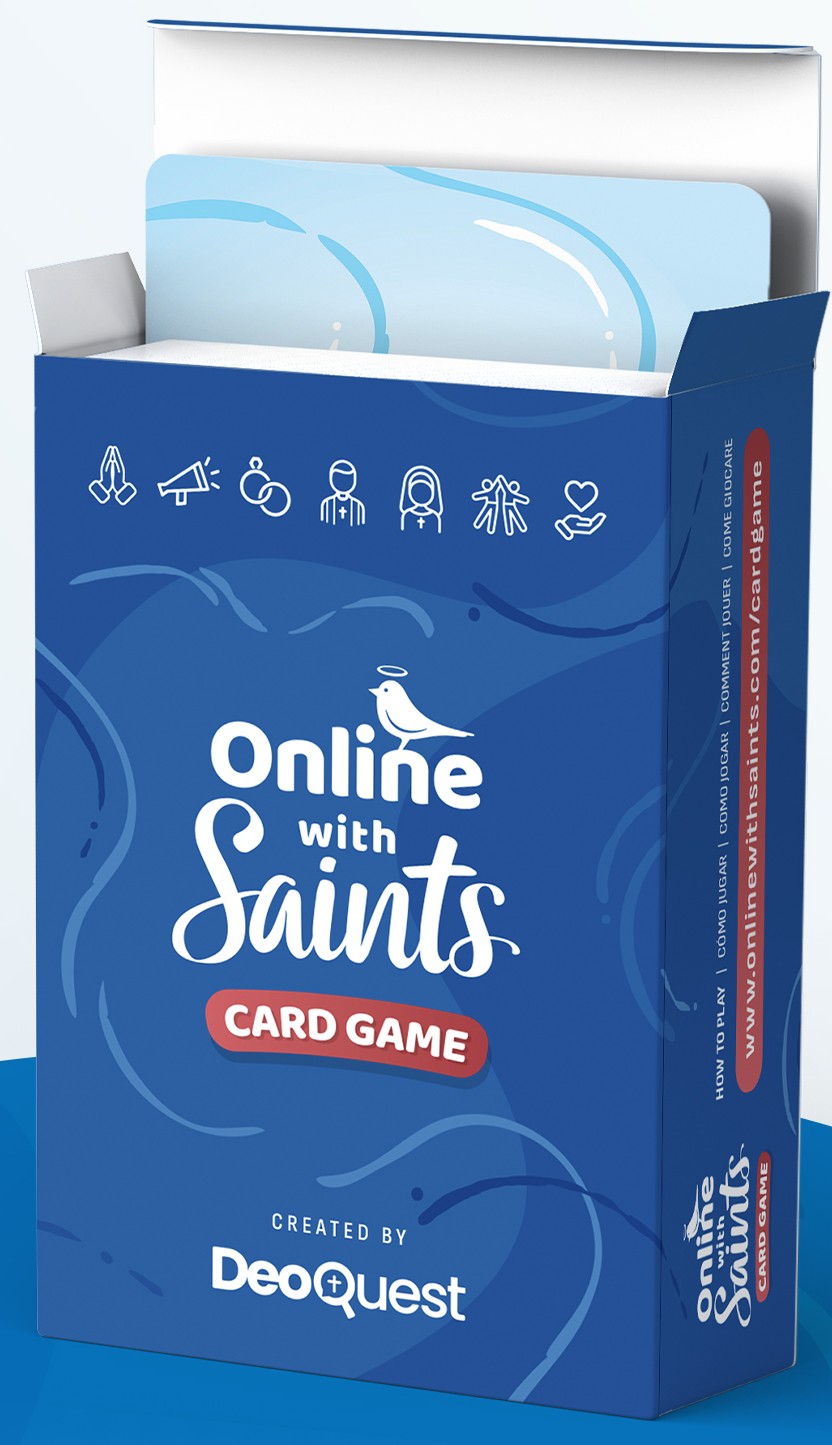 Online With Saints Card Game / Created by DeoQuest
